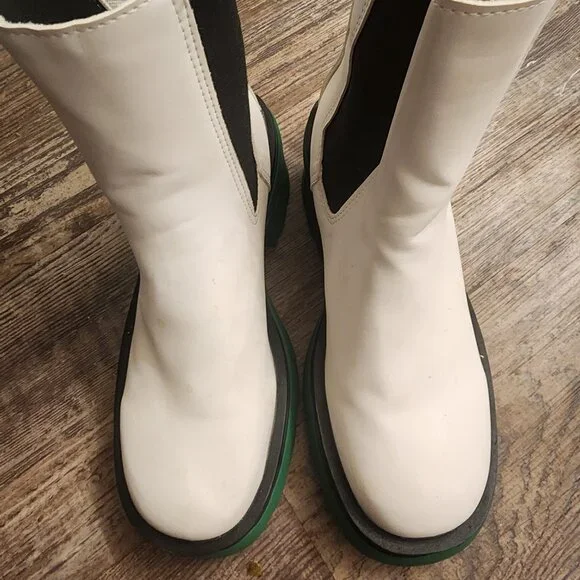 Chunky Heel Ankle Boots - Picture 3 of 5